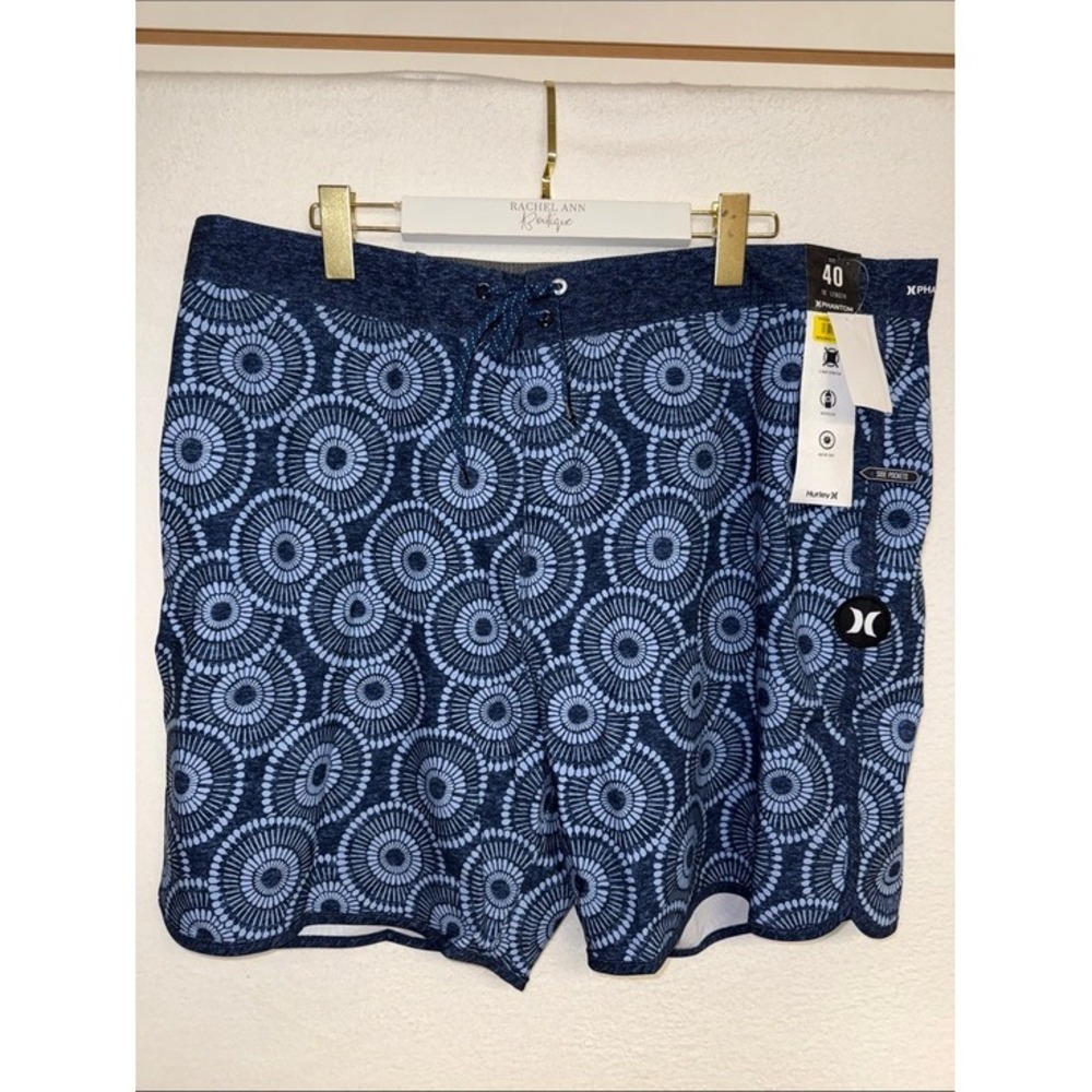 Hurley Swim Trunks Phantom Quick Dry Size 40 NWT
